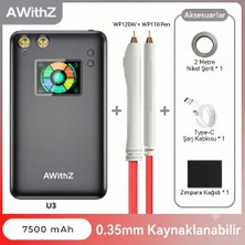 Awithz U3 7500MAH LCD Ekranlı Nokta Kaynak Pil Punta Kaynak Makinesi
