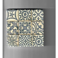 Premini Doğal Taş Dekoratif Banyo Gider Kapağı, 10X10 Cm, Şık Tasarım