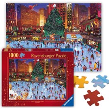 Rockefeller Center Joy 1000 Parça Yetişkinler Için Tatil Yapbozu - 12000420 - El Işi Aletler, Almanya'da Üretilmiştir, Her Parça Birbirine Mükemmel Uyar