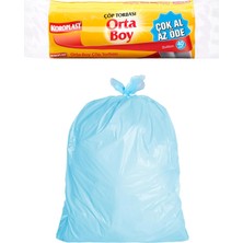 Orta Boy 40'lı Çöp Torbası 55X57 cm (1 x 40 Adet)