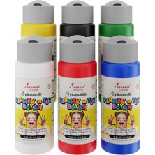 Ana Renkler Parmak Boyası 6'lı Set 6X60ML