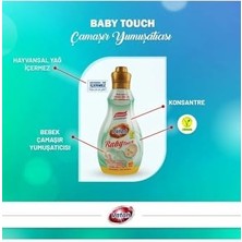 Baby Touch Konsantre Kumaş Yumuşatıcı, Sıvı, Bebek Pudrası Kokulu, 1440 ml