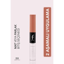 Flormar Duoglam Yüksek Pigmentli Kremsi Likit Ruj & Ultra Kalıcı Dudak Parlatıcısı