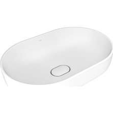 Kale Zero 2.0 60x40 Cm Mat Beyaz Oval Çanak Lavabo