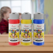 Kırmızı-Mavi-Sarı Parmak Boyası 3'lü Set 3X60ML