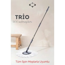 Premini Çok Amaçlı Spin Mop Temizlik Seti, Başlık, Sopa, Mop Bezi ile Uyumlu