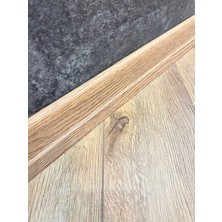 Pasha Dekor 6 cm Amber Meşe MDF Süpürgelik 10 mm Kalınlık 2.50 mt Uzunluk Kolay Montaj