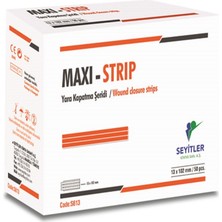 Seyitler Maxı Strıp Yara Kapama Şeridi-Bandı 6x102mm 10 Şerit Steril Paket