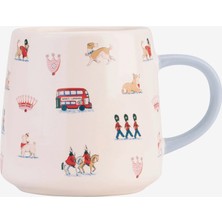 Cath Kidston London Billie Krem Stoneware Kupa 340 ml