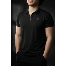 Liber - Zipli Polo Yaka Fit T-Shirt