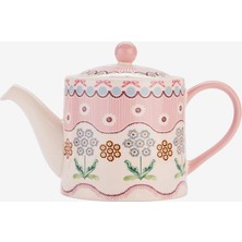 Cath Kidston Fields Pembe Stoneware Demlik 1000 ml