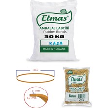 Elmas 180 x 5 mm Elmas Ambalaj Lastiği 30 Paket x 1000 Gram (Koli)