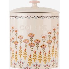 Cath Kidston Painted Turuncu Stoneware Kahve Saklama Kabı 11X15 cm