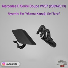 AutoPit 3D Mercedes E Serisi Coupe W207 (2009-2013) Uyumlu Far Yıkama Kapağı Sol Taraf