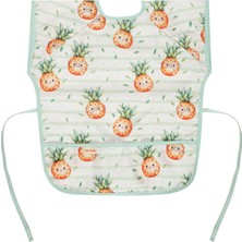Tinyfeed Kolsuz Sıvı Geçirmez Bebek Önlüğü 6-24 Ay | Mama ve Aktivite Önlüğü-Pineapple
