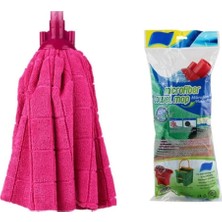 Premini Mikrofiber Havlu Paspas Mop Yedek Paspas Püskülü Sapsız, Temizlik Kolaylığı