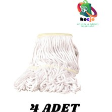 Woodhub Nemli Mop Paspası 350 Gr, 4'lü Paket, Temizlikte Kolaylık ve Hız