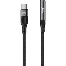 USB Type-C To 3.5mm Aux Kulaklık Mikrofon Çevirici Dönüştürücü Adaptör Kablo
