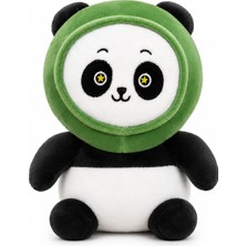 Panda Figürlü Kapüşonlu Peluş Oyuncak – Yumuşak Dolgulu Sevimli Panda Peluş 25 cm