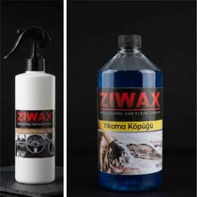 Ziwax Zıwax Cilalı Yıkama Köpüğü 1000 ml + Torpido Parlatıcı Süt 500 ml