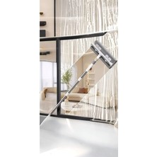 Premini Mikrofiber Cam Silme Mopu Seti Yedek Bezli Profesyonel Temizlik Araçları