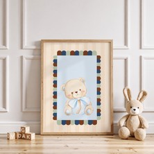 Luxor Pixels (Çerçevesiz) Teddy Bear Sevimli Ayıcık Çocuk Odası Poster