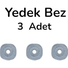 Premini Yumuşak Mikrofiber Yedek Bez Seti – 3 Adet, Temizlikte Güçlü Destek