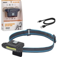 Mudanis PS-1930 USB Şarjlı Cob LED Şapka Feneri