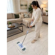 Premini 50 cm Paletli Mop Seti 5 Parça Toz ve Nemli Temizlik Aracı