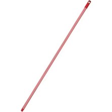 Premini Renkli Kaplamalı Alüminyum Çizgili Fırça Faraş Süpürge Sapı 120 Cm, Dayanıklı ve Şık