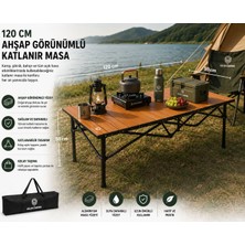 Aslan Plastik Palet 120X55X50 cm Katlanır Kamp ve Piknik Masası – Hafif, Dayanıklı ve Taşınabilir
