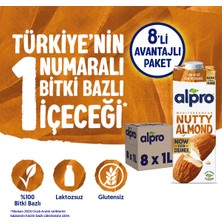 Alpro Badem Sütü 8x1 L Vegan Laktozsuz Bitkisel Bazlı