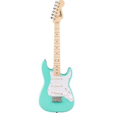 Squier Mini Stratocaster Akçaağaç Klavye Sea Foam Green Elektro Gitar