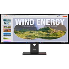 Lenovo 34" T34WD-40 3440X1440 Ultrawide 2k Hdmı+Dp+Usb-C Vesa Pivot Monitör