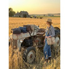 Old Cotton Cargo Throwbags Branco Bag