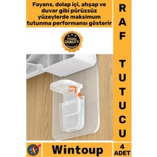 Wintoup #raftutucu Şeffaf Dolap Içi Bölme Destek Aparatı Delmesiz Kristal Güçlü Montaj Yapışkanlı Raf Tutucu