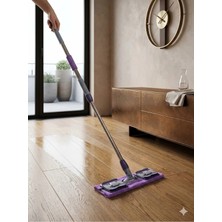 Premini Pratik Mikrofiber Yüzey Temizlik Mop ve Yedek Bez Hediyeli