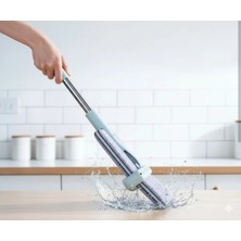 Premini Kovasız 360° Mikrofiber Kendinden Sıkmalı Mop ve Pratik Tablet Paspas