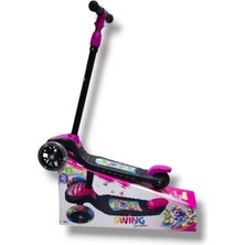 Nessi World Swing Scooter Pembe Işıklı