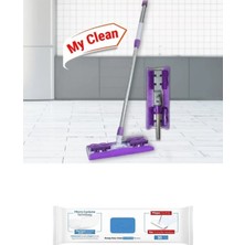 Premini Micro Clean Mop ve Sleep Easy Clean Yer Temizlik Havlusu Seti