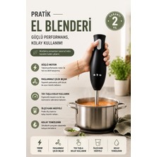 Sayarmarkt Profesyonel El Blenderı Paslanmaz Çelik Blender Ayağı Güçlü Karıştırma