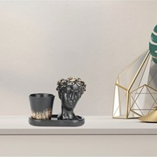 Empressco Antik Tarzlı 2'li Sülün Desenli Saksı Seti, Dekoratif ve Şık Tasarım