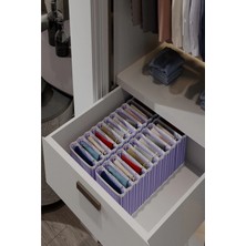 Epilons 8 Bölmeli Dolap ve Çekmece Içi Düzenleyici Akordiyon Organizer L-00517 (1 Adet)