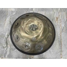 Arsha Steel Handpan -9 Tonlu -Re Minör (Bakım Yağı ,renkli Kuşak ve Çanta
