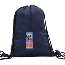 Hero Tasarım 90'lar - Ipli Spor Sırt Çantası - Günlük - Okul 35*46CM One Size | INN1011