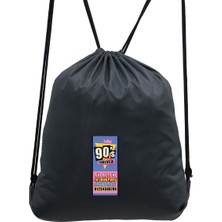 Hero Tasarım 90'lar - Ipli Spor Sırt Çantası - Günlük - Okul 35*46CM One Size | INN1011