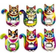 Epilons Kedi Tasarımı Istanbul Temalı Buzdolapı Süsü Magnet ALK5407