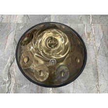 Arsha Steel Handpan -9 Tonlu -Re Minör (Bakım Yağı ,renkli Kuşak ve Çanta