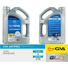 GVA Antifriz 3 Lt -56 C Mavi Koli 6 Ad