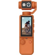 Epilons Q8 4K Ultra Hd Taşınabilir Vlog Spor ve Aksiyon Kamerası 2.0’’ Döndürülebilir IPS Ekran Turuncu